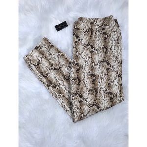 NWT White House Black Market Snakeskin Pants